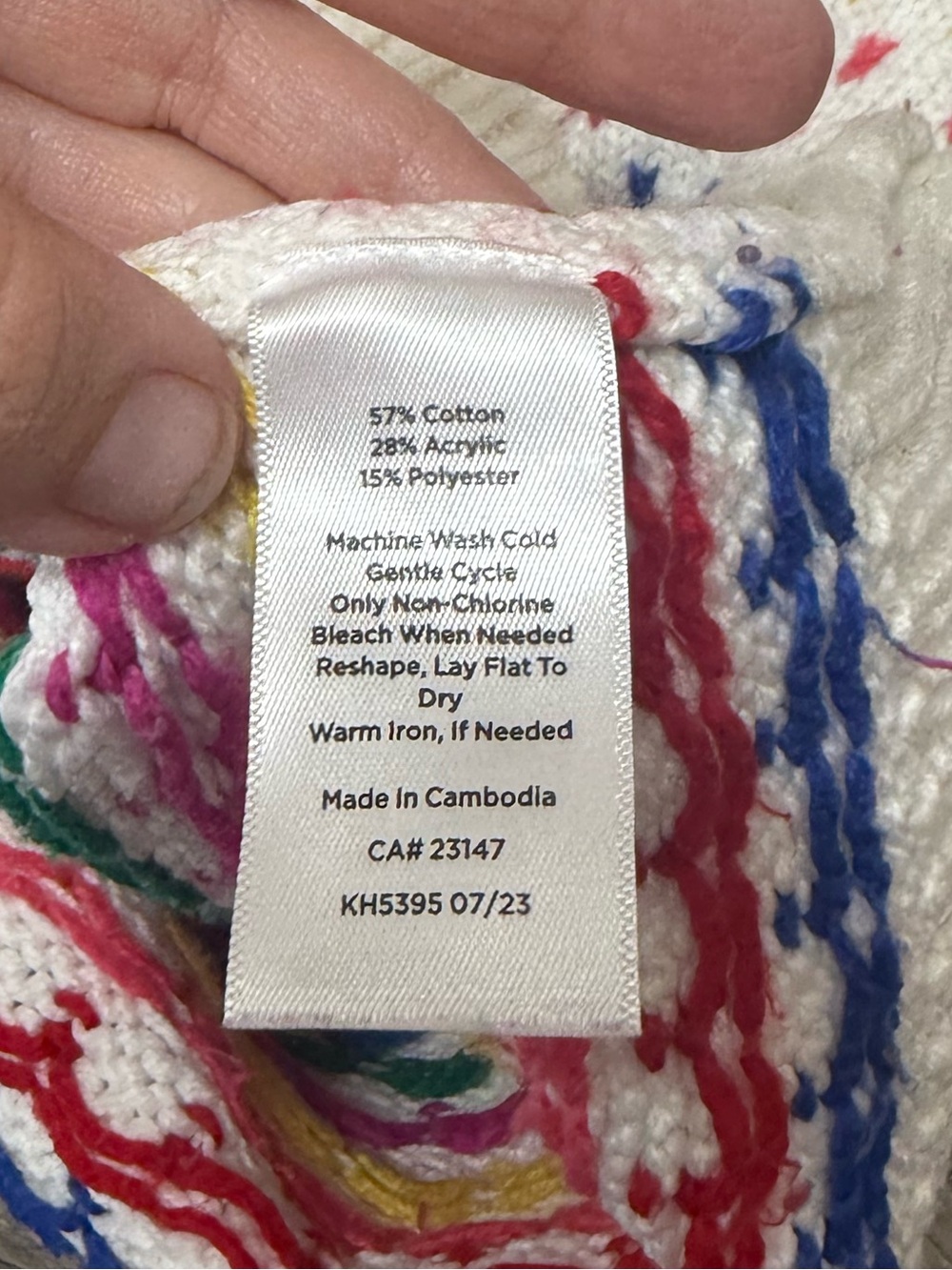 Talbots PUFF SLEEVE CREWNECK PULLOVER - SPECKLED DOTS size 3x - Picture 4 of 7